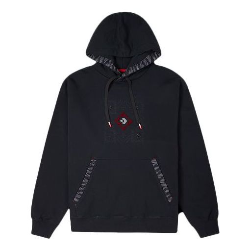 Суитчър Converse New Year Series Tiger Stripes Embroidered Hoodie Черно | 10024151-A02, 0