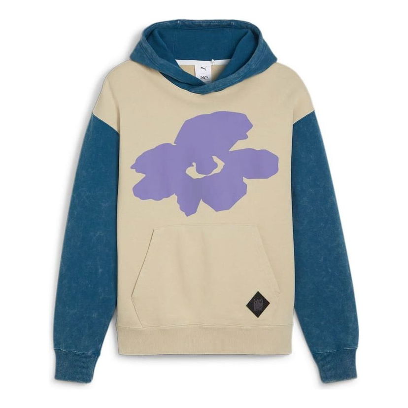 Суитчър Puma Floral Print Hoodie by P.A.M. Бежово | 624072-90