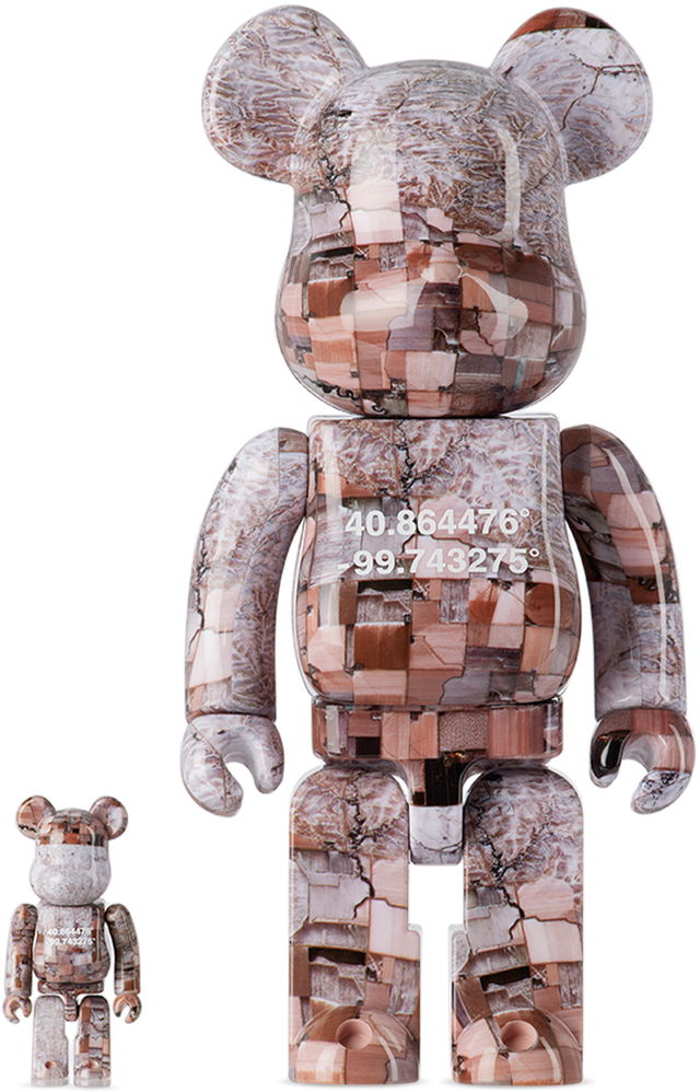 Brown Benjamin Grant Overview 100％ & 400% Bearbrick figure set