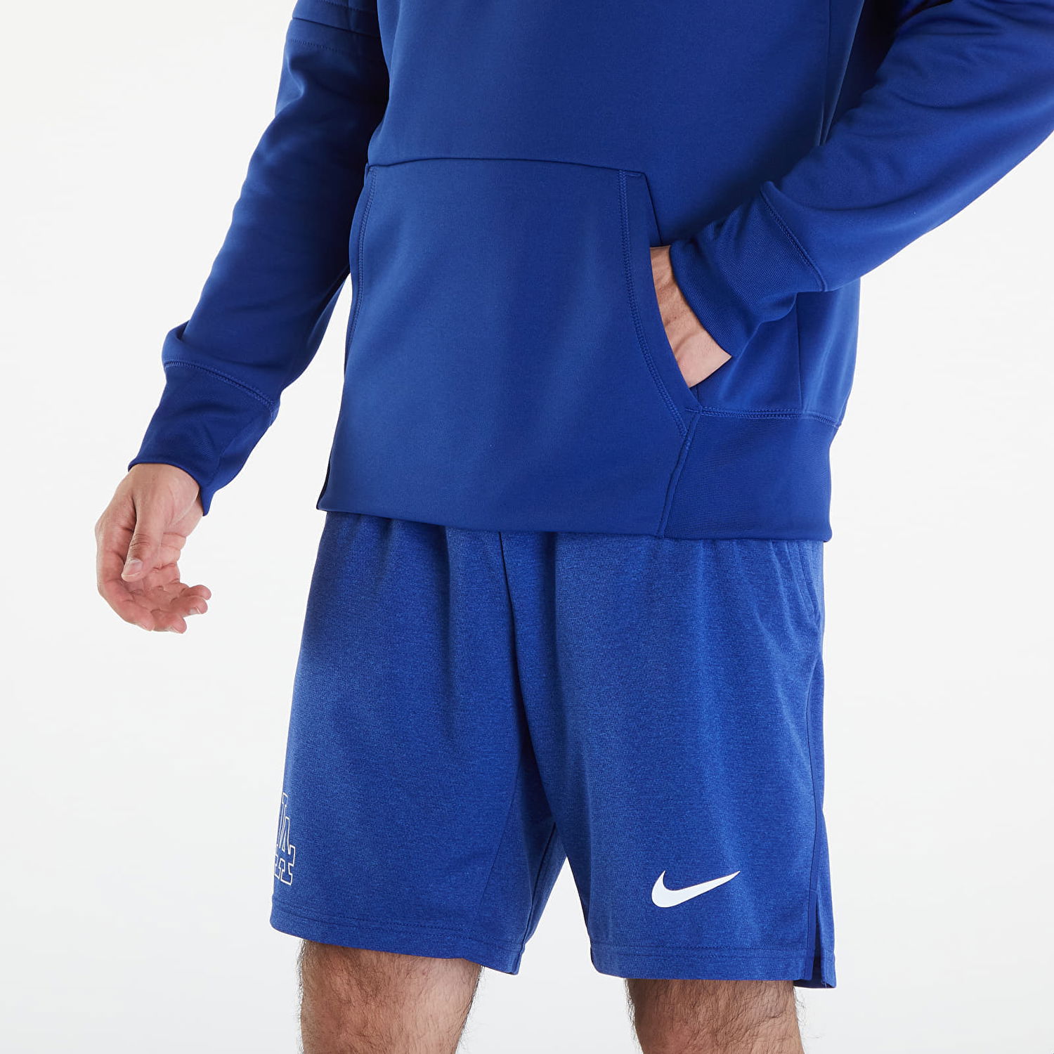 Суитчър Nike AC TF Hoodie PO Los Angeles Dodgers Deep Royal Blue/ Deep Royal Blue Синьо | NAC3-11L6-LD-J37, 1