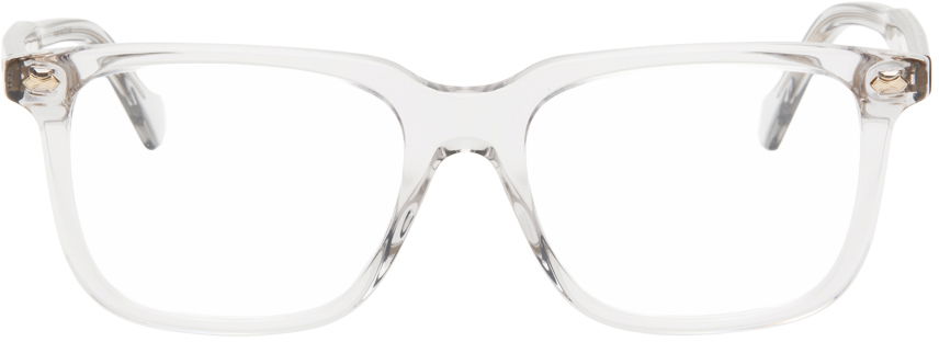 Слънчеви очила Gucci Square Glasses Сиво | GG0737O-010, 0