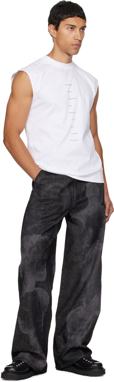 Потник HELIOT EMIL HELIOT EMIL Effulgence Sleeveless T-Shirt Бяло | AW25_M_09_151_WHT02, 3