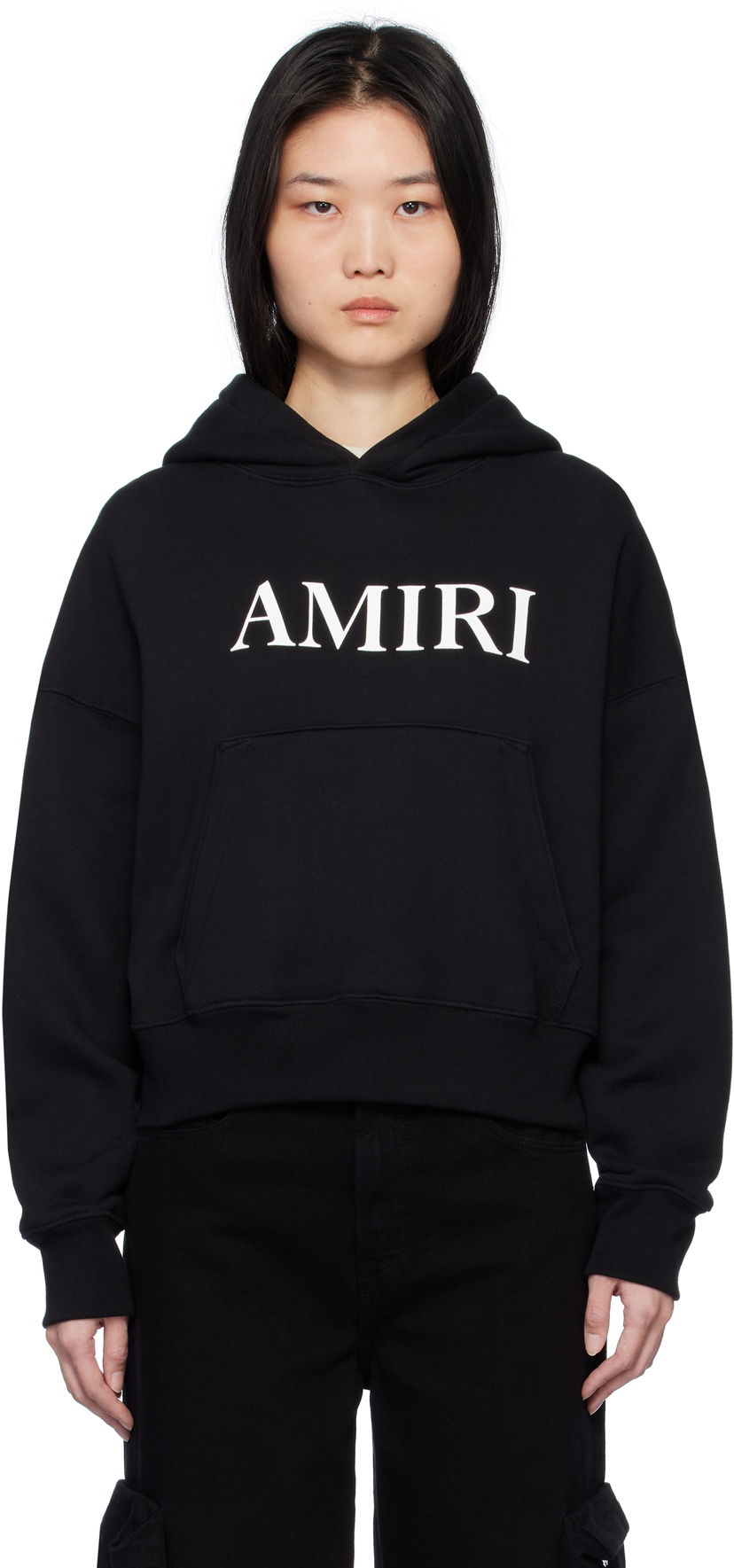 Суитчър AMIRI Core Logo Black Hoodie Черно | AWJYHD1019