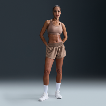 Сутиен Nike Dri-FIT One Mid-Rise 3" Shorts with Liner Кафяво | DX6010-233, 0