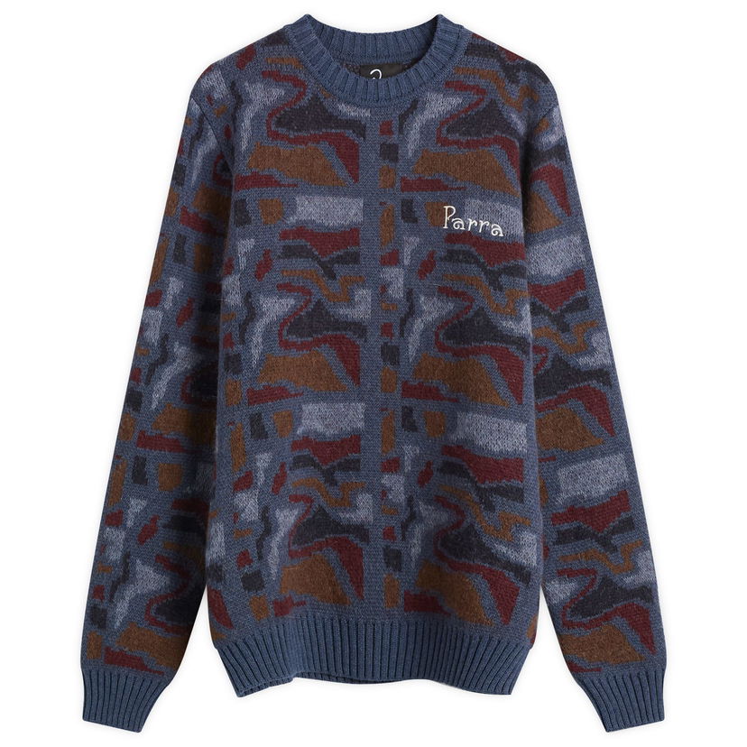 Пуловер By Parra Repeat FTP Booster Knit Jumper Многоцветен | 54335-BLU
