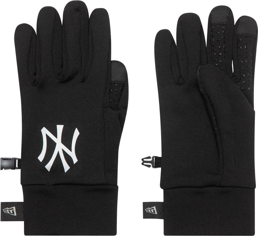 Ръкавици New Era MLB New York Yankees Logo Touchscreen Grip Gloves Черно | 60580515-60580515