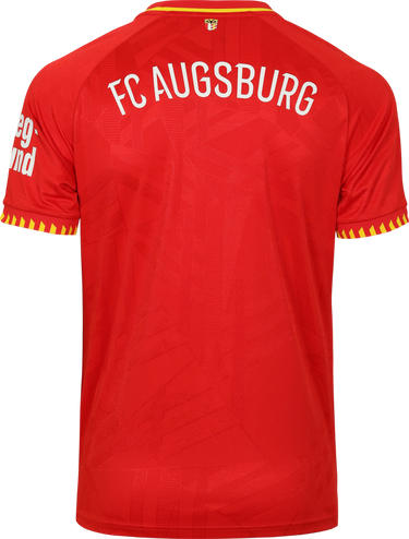 Фланелка Mizuno Mizuno FC Augsburg Away Jersey 2025/26 Червено | p2gacx11-52, 2