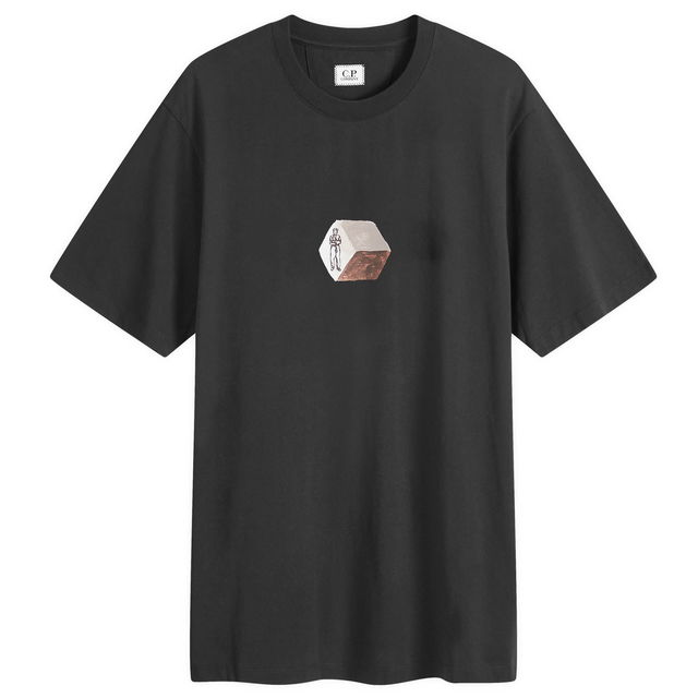 Graphics T-Shirt With Hexagon Print