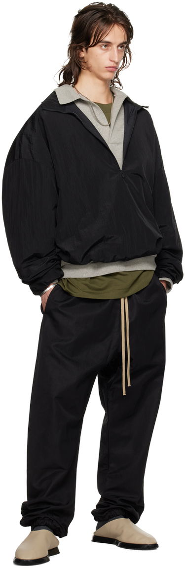 Ветровка Fear of God Fear of God ESSENTIALS Half-Zip Pullover Jacket Черно | 202BT244710F, 4