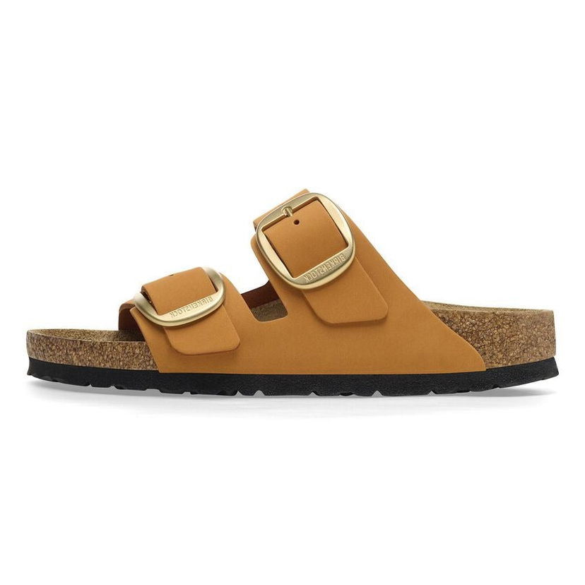 Кецове и обувки Birkenstock Arizona Big Buckle Nubuck Leather Narrow Fit Sandals Кафяво | 1026586