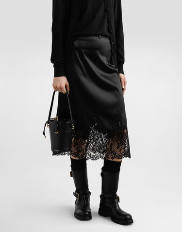 Дамска чанта Dolce & Gabbana Dolce & Gabbana Capri Bucket Bag Черно | BB7816AI45180999, 1