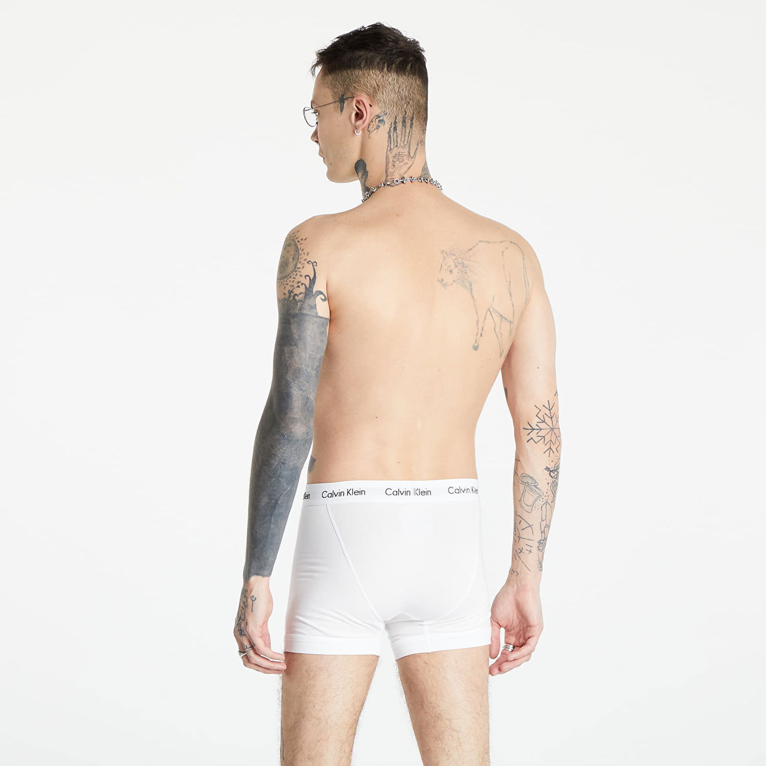 Боксерки CALVIN KLEIN Trunks Бяло | U2662G 100, 1