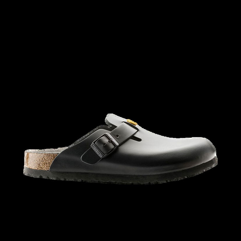 Кецове и обувки Birkenstock Boston ESD Natural Leather Regular Fit Черно | 61360