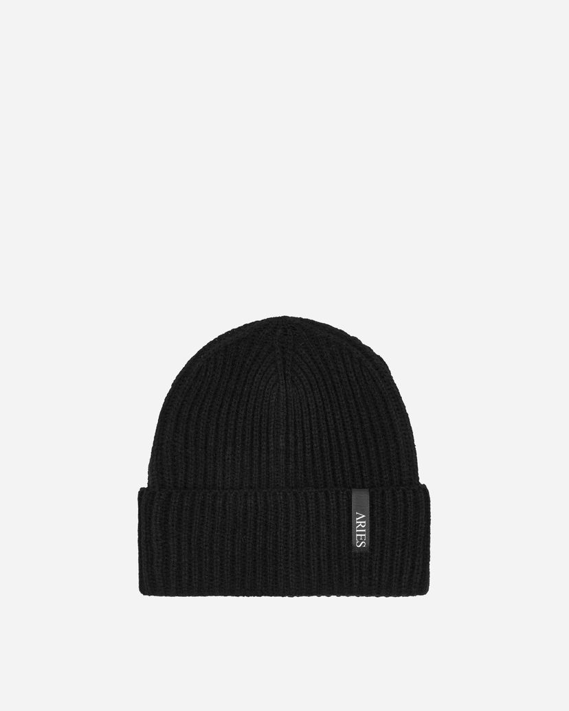 Шапка Aries Rib Beanie Черно | RUAR90010 BLK