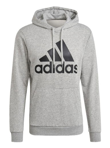 Суитчър adidas Originals Essentials Big Logo Hoodie Сиво | gk9541