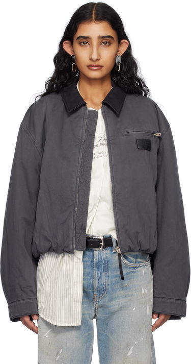 Яке бомбър Acne Studios Acne Studios Heavy Twill Bomber Jacket Сиво | A90638-, 0