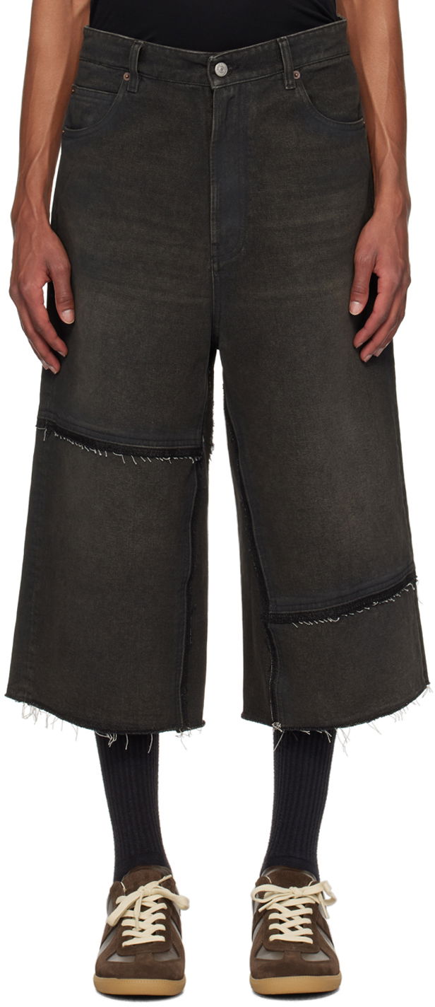 Къси панталони Maison Margiela Raw Edge Denim Shorts Черно | SH2MU0008 S30848, 0