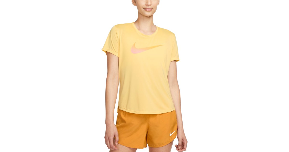 Тениска Nike Dri-FIT One Tee Жълто | dx1025-795, 1