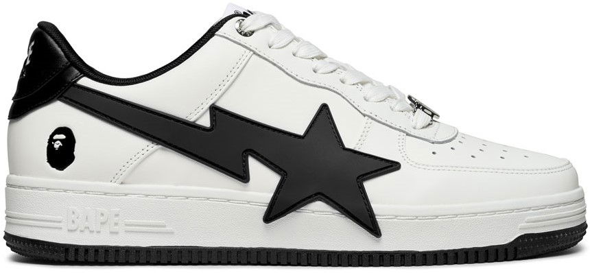 Кецове и обувки BAPE Bape Sta OS #2 White/Black Бяло | 1K20-191-314-BLK, 0