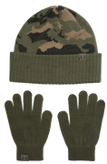 Camouflage Beanie and Glove Combo