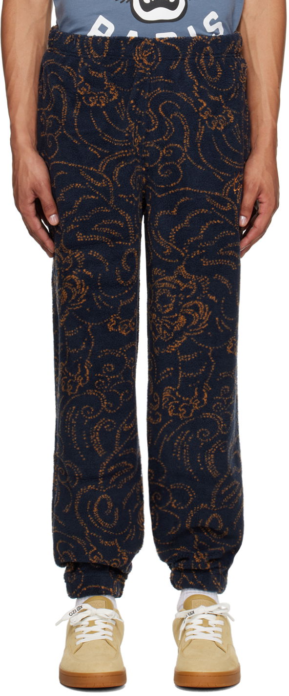 Спортни панталони KENZO Navy Paris Star Tiger Sweatpants Тъмно синьо | FE65PA8154FB, 0