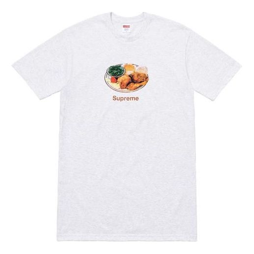 Тениска Supreme Chicken Dinner Graphic Print T-Shirt Сиво | SUP-SS18-0046, 0
