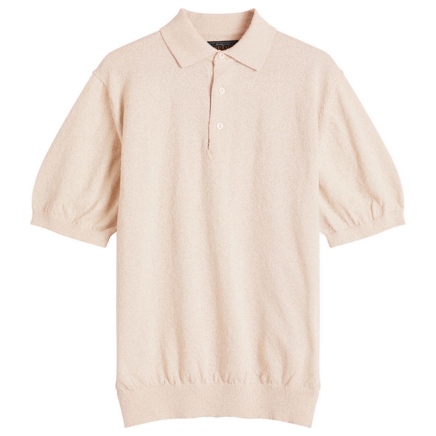 Поло тениска BEAMS Beams Plus Boucle Knit Polo Бежово | 3802-0051-156-20, 1