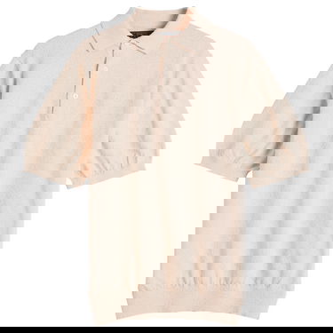 Поло тениска BEAMS Beams Plus Boucle Knit Polo Бежово | 3802-0051-156-20, 1