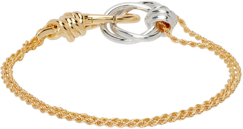 Гривна Bottega Veneta Knot Bracelet Металик | 795803 V507D