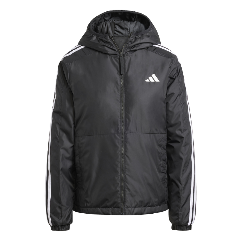 Яке adidas Originals Essentials 3-Stripes Hooded Jacket Черно | jd1025