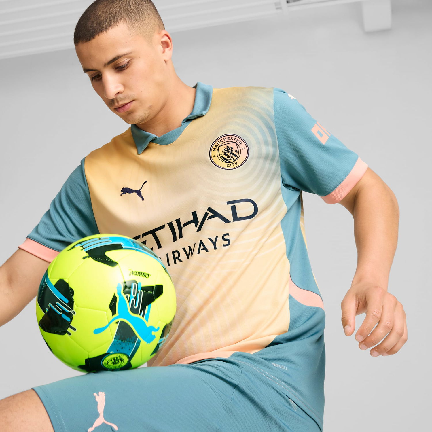 Фланелка Puma Manchester City 2024/25 Replica Fourth Jersey Бежово | 775202-04, 1