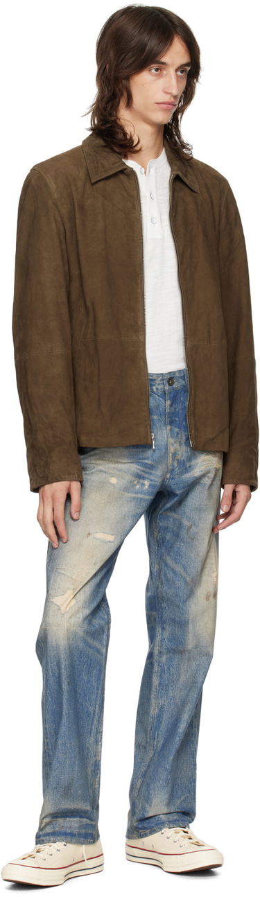 Яке rag & bone Rag & Bone Melrose Suede Jacket Кафяво | MBW24F2022SUML, 3