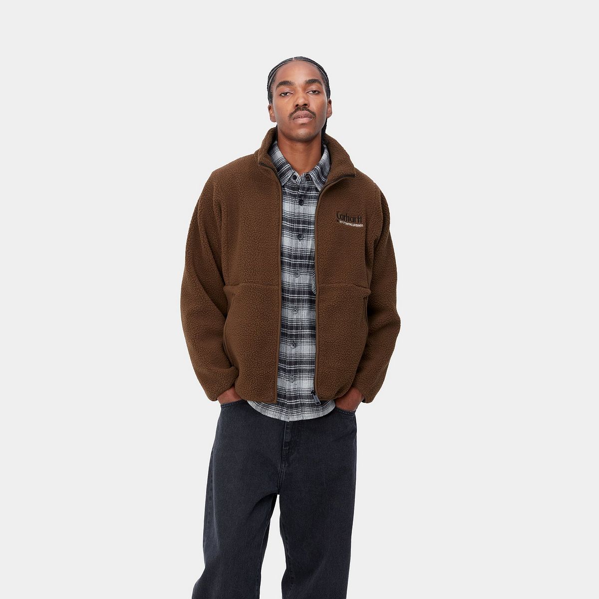 Яке Carhartt WIP Draper Liner Кафяво | I032245_1CN_XX, 1