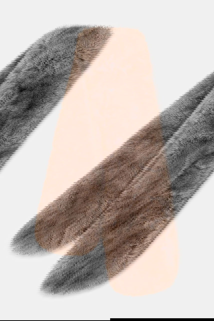 Шал STAND STUDIO Lone Patterned Faux Fur Scarf Кафяво | 66566.9397, 0