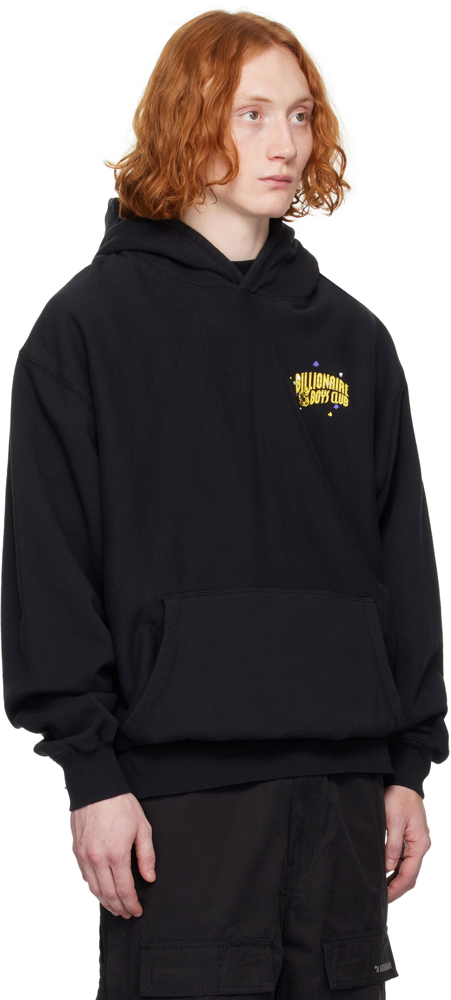 Суитчър BILLIONAIRE BOYS CLUB Billionaire Boys Club Oversized Arch Logo Popover Hoodie Черно | B24449, 1