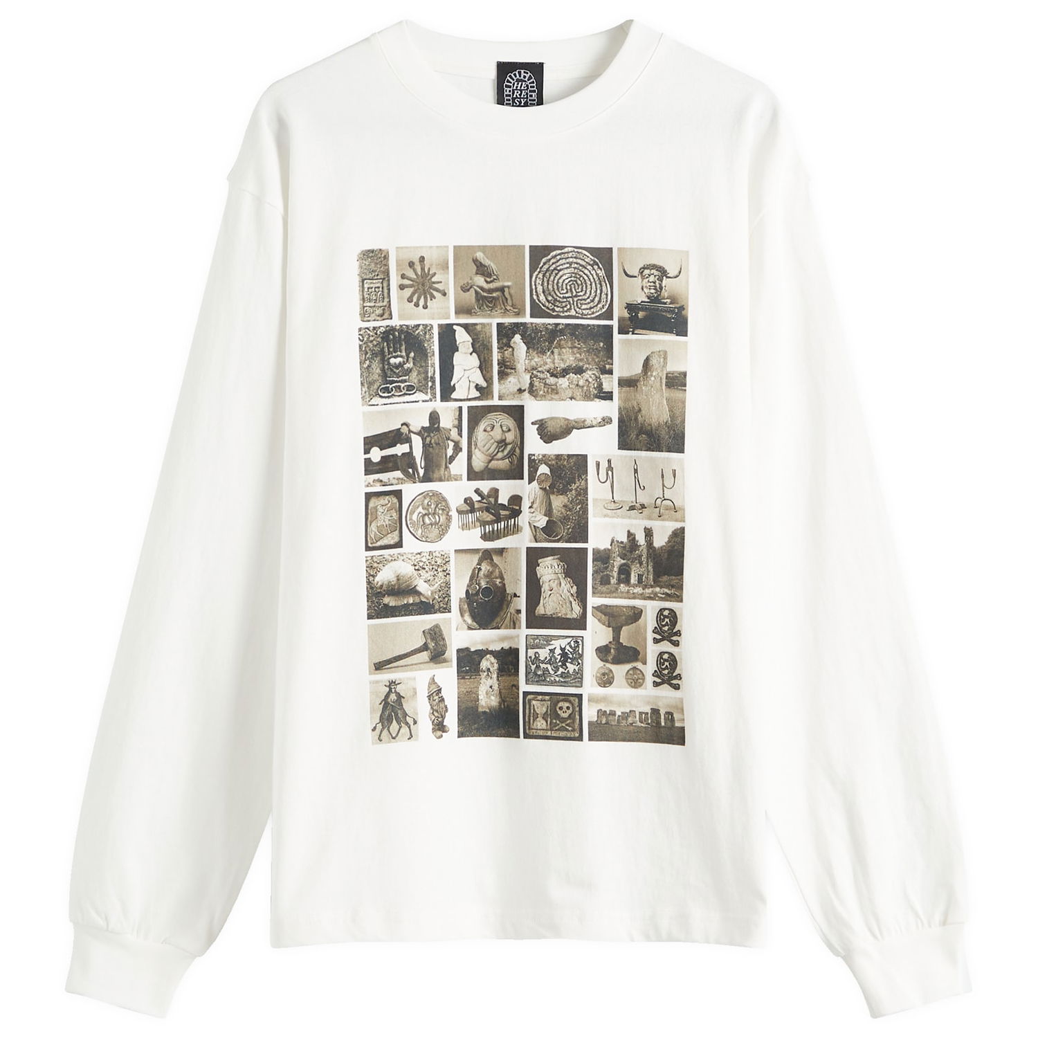 Тениска Heresy Heresy Niche Graphic Longsleeve T-Shirt Бяло | HSS25-T10E, 1