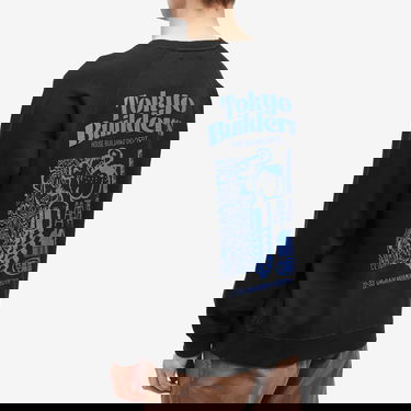 Пуловер EDWIN Tokyo Builders Crew Sweatshirt Черно | I033212-8967-89-67, 3