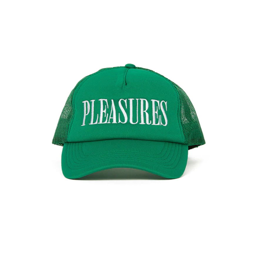 Шапка с козирка Pleasures Lithium Trucker Cap Зелено | P22F062-GREEN, 1