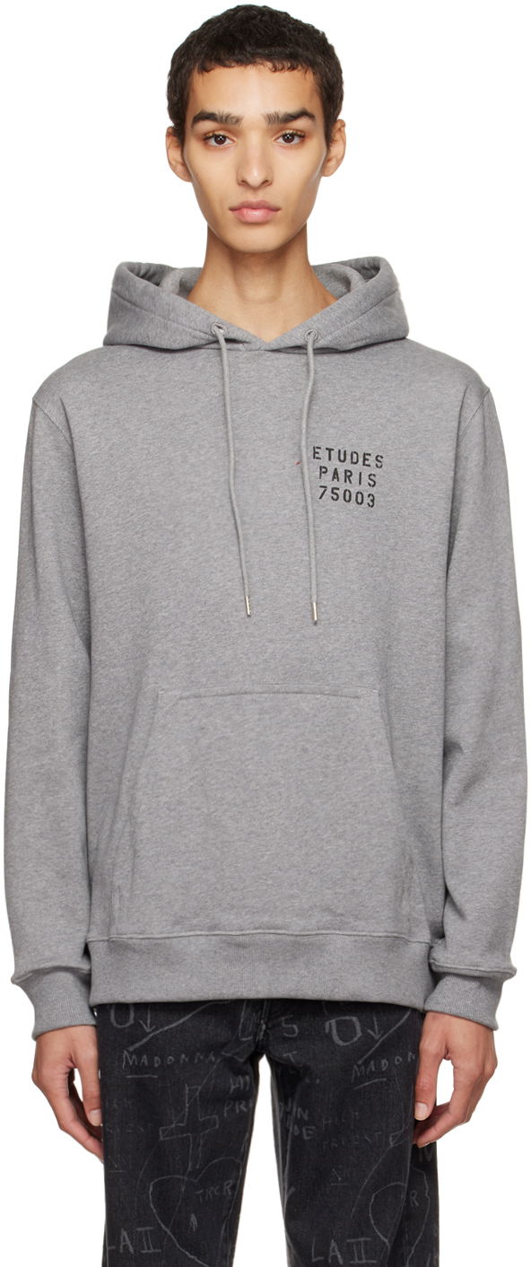 Суитчър Études Small Stencil Klein Hoodie Сиво | H22MM254OC20GR