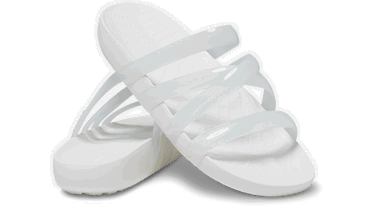 Кецове и обувки Crocs Splash Glossy Strappy Sandals Бяло | 208537-100, 1