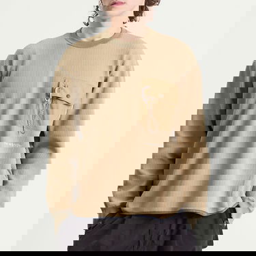 Тениска and wander Longsleeve Waffle T-Shirt Бежово | 5745984084-040, 2