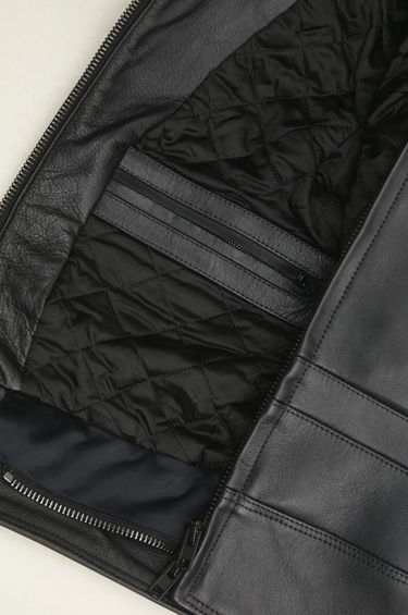 Яке VETEMENTS VETEMENTS Racing Logo Leather Jacket Черно | UA66JA210B, 5