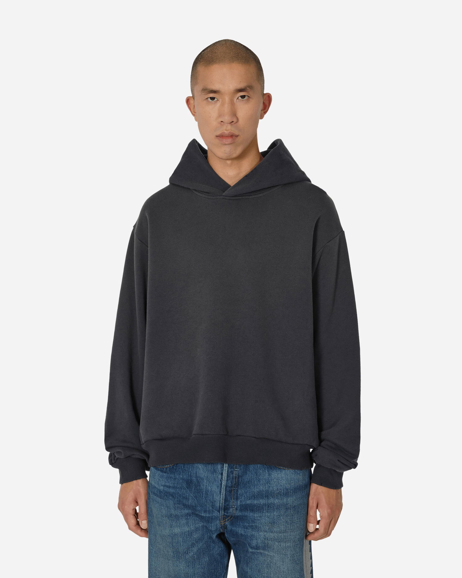 Суитчър Acne Studios Franziska 1996 Back Logo Hoodie Black Черно | CI0136-900, 1