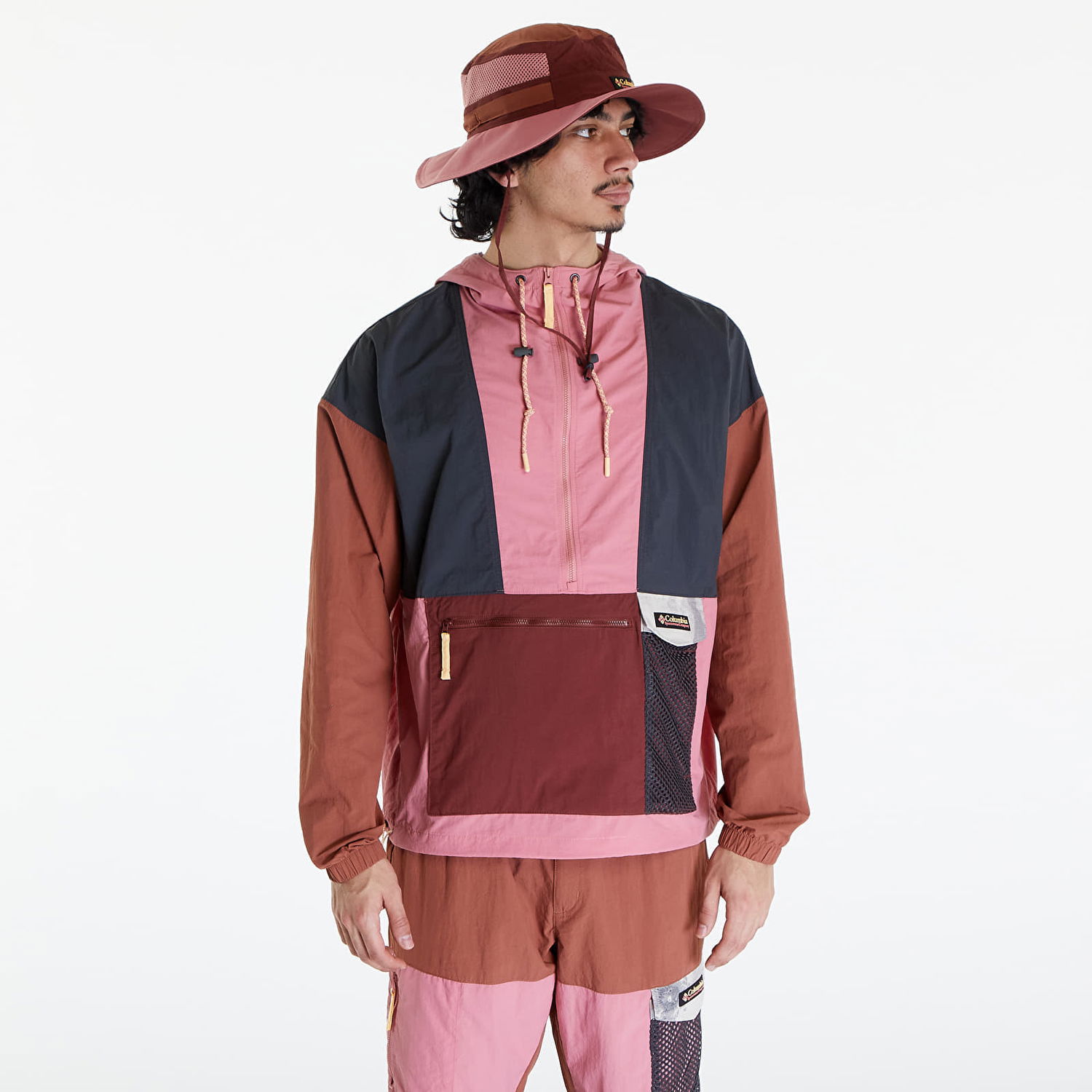 Яке Columbia Painted Peak Wind Jacket Pink Agave/ Shark Розово | 2072191629, 0
