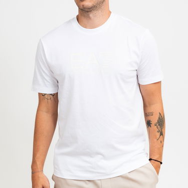 Тениска Emporio Armani EA7 T-Shirt With Logo Print Бяло | 6DPT81-PJVPZ-1100, 2