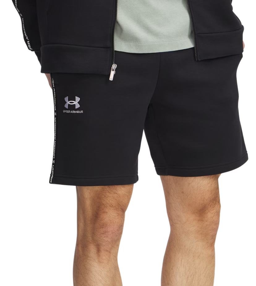 Къси панталони Under Armour UA Icon Fleece Taping Shorts Черно | 1390299-001