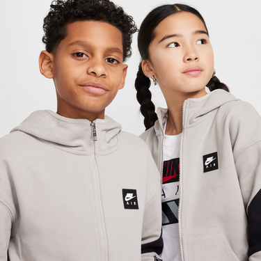 Суитчър Nike Nike Air Full-Zip Fleece Hoodie Сиво | HV1219-009, 2