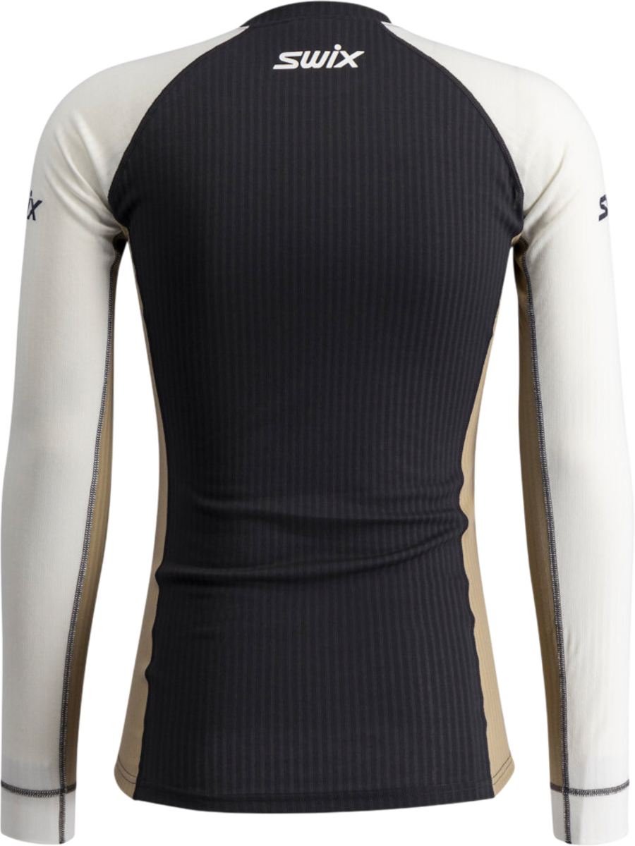 Тениска SWIX Long-Sleeved Ribbed Top RaceX Classic Черно | 10115-23-94600, 1