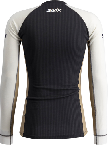 Тениска SWIX Long-Sleeved Ribbed Top RaceX Classic Черно | 10115-23-94600, 1