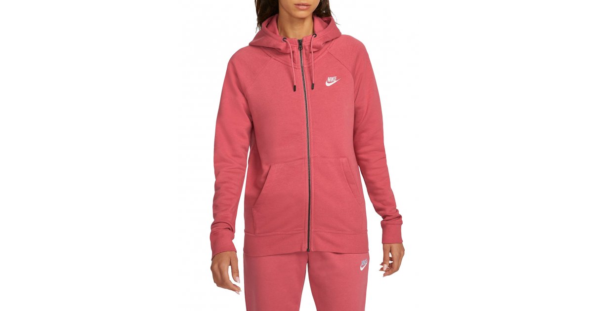 Суитчър Nike Sportswear Essential Full-Zip Hoodie Розово | bv4122-622, 1